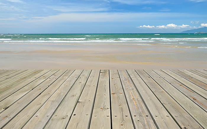 Deck en Casa de Playa