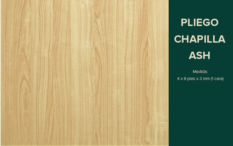 Pliego Chapilla Ash